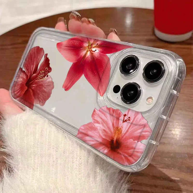 Cherry Blossom Clear Phone Case