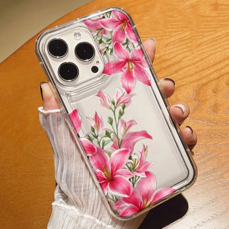 Cherry Blossom Clear Phone Case