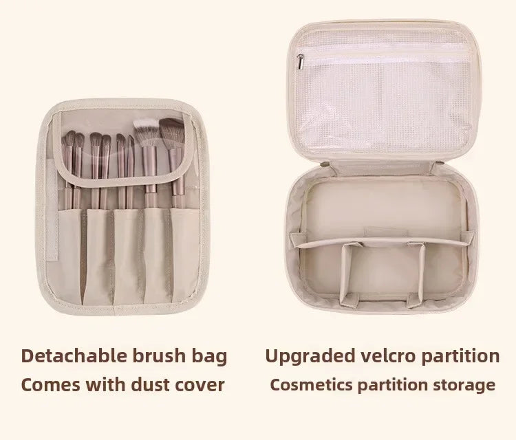 Double-Layer Travel Makeup Organizer