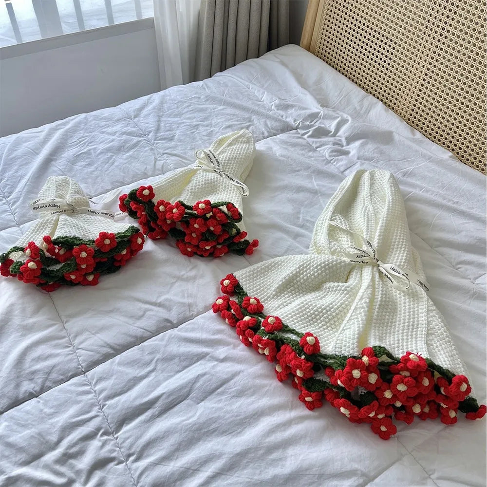 Crochet Flower Bouquet Blanket