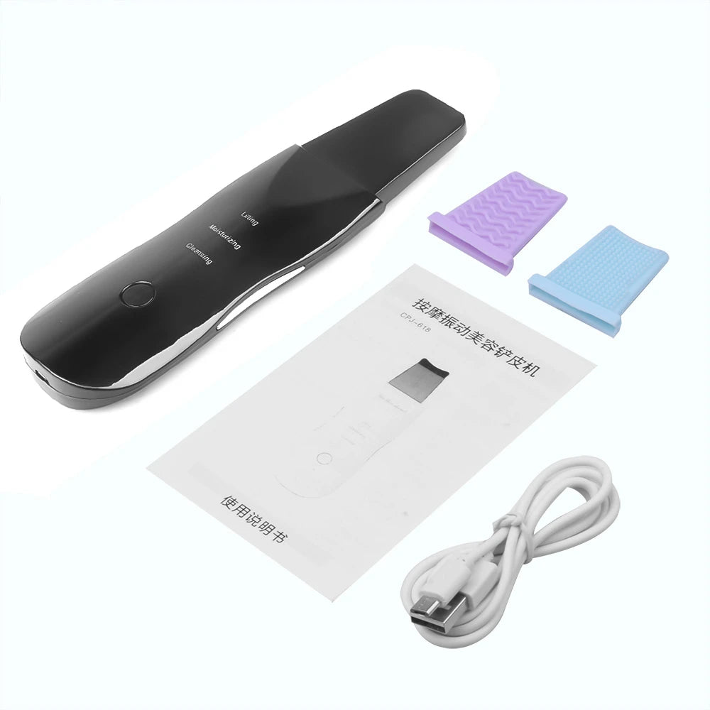 Ultrasonic face scrubber