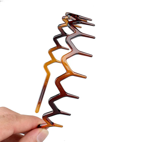2pcs Non-Slip Hair Comb Headbands