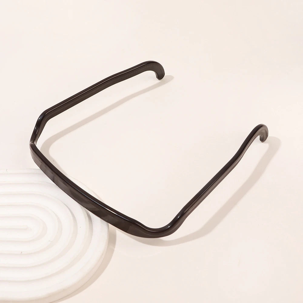 Eyeglass effect headband/temple headband