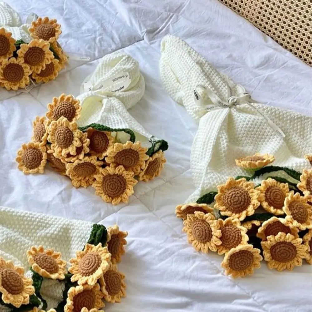 Crochet Flower Bouquet Blanket