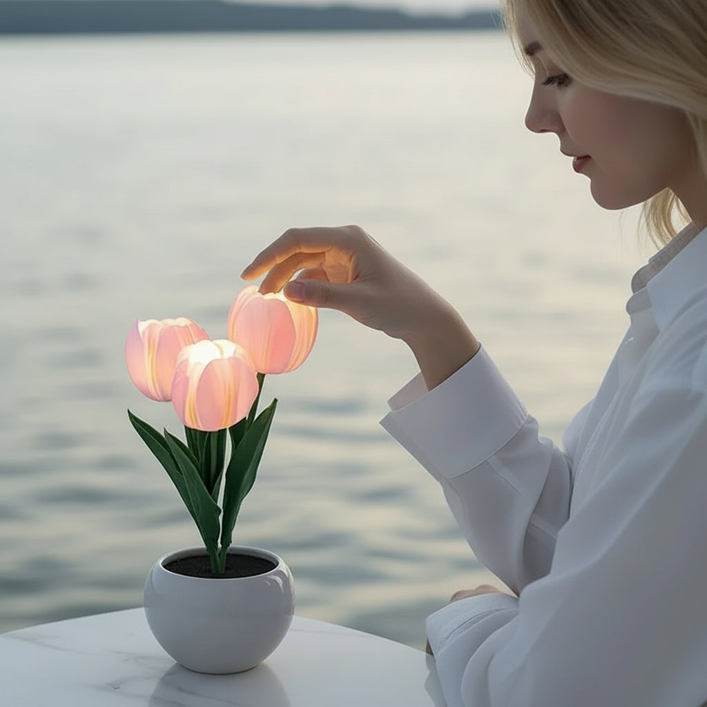 LED Tulip Night Light