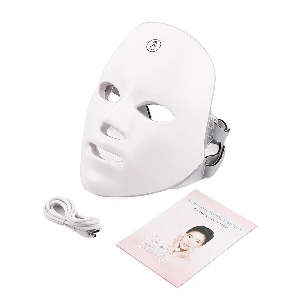 7-Color LED Facial Therapy Mask