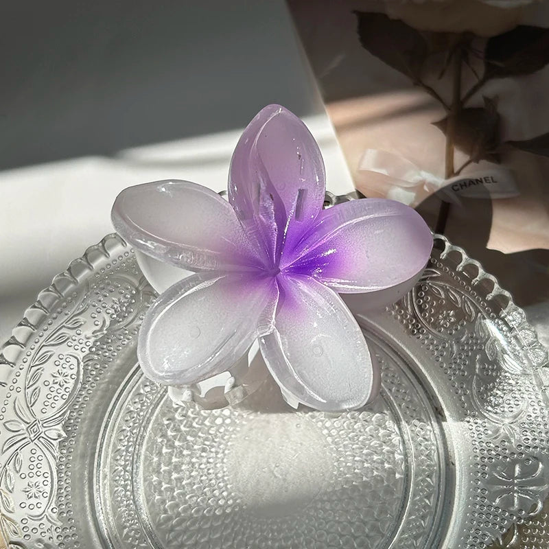 Flower Hair Claw Clips