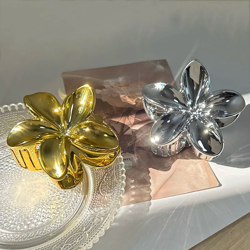 Flower Hair Claw Clips