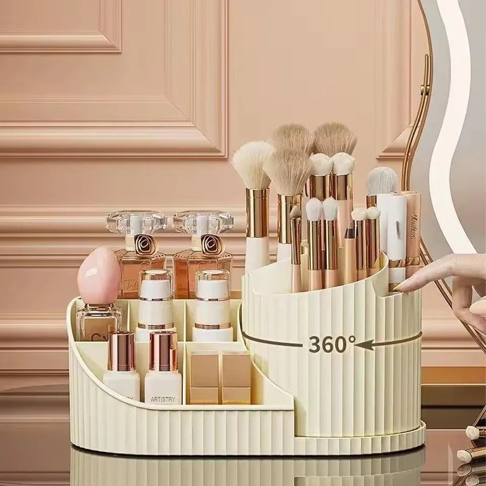 360° Rotating Vanity Makeup Organizer