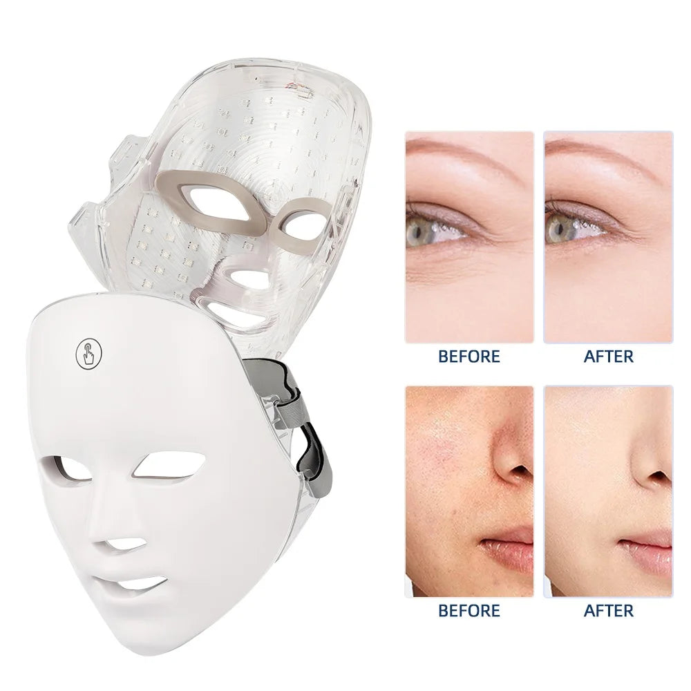 7-Color LED Facial Therapy Mask
